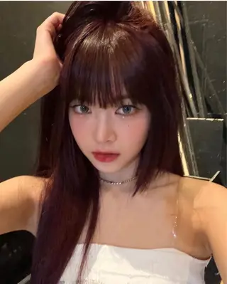 カラー ☆ミディアム 深井朱莉☆のヘアスタイル