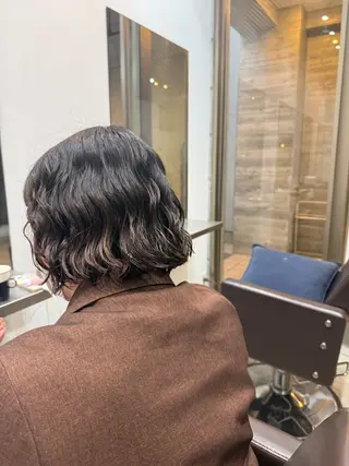 ミディアム デジタルパーマ/ ウェーブパーマ/神野のヘアスタイル