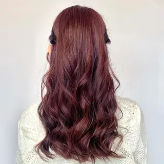 ロング カラー ヘアアレンジ 🍒透明感カラー/ emiri🍒のヘアスタイル