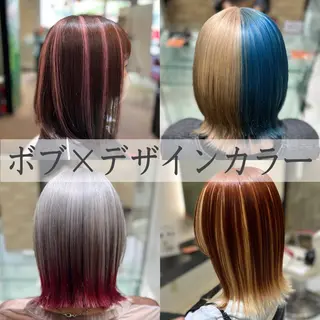 ショート カラー ボブ/ハイトーン髪質 改善/越谷✨クラモチのヘアスタイル