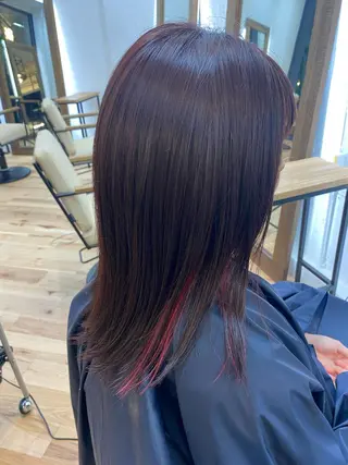 ミディアム おおつき ありかのヘアスタイル