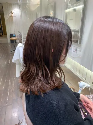 ミディアム GO TODAY シェアサロン 銀座Arc店所属・デジタルパーマ🫧 韓国風ヘア🫧サクラのヘアスタイル