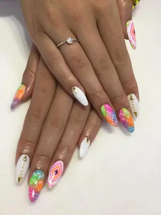 ネイル 💎🐰 saki. m 🐰💎のネイルデザイン