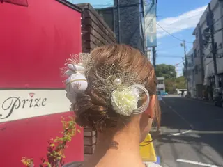 セミロング 量産ヘアセット/ ヘアメAyakaのヘアスタイル