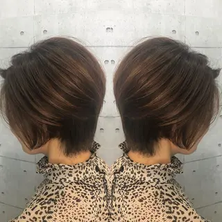 ショート カラー 金沢 広美のヘアスタイル