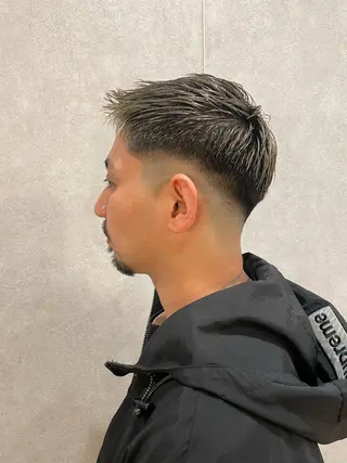 メンズ YUZUKI/艶カラ ー/丸みショートのヘアスタイル