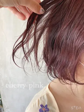 ショート カラー ヘアアレンジ stylist/蛯谷 珠里のヘアスタイル