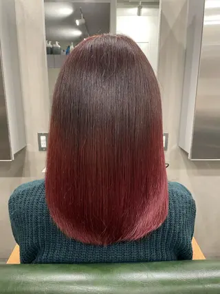 セミロング カラー 💘MICOTO藤沢 髪質改善ブリーチ💘のヘアスタイル