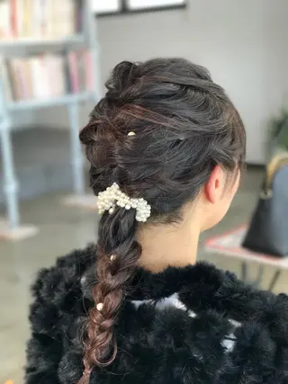 ミディアム セミロング ロング ヘアアレンジ 🌈ディレクター🌈 徳松優希のヘアスタイル