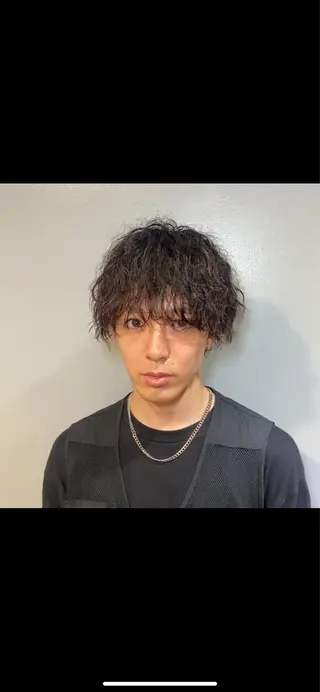 パーマ メンズ メンズカット/パーマ 艶カラーTAIGA︎のヘアスタイル