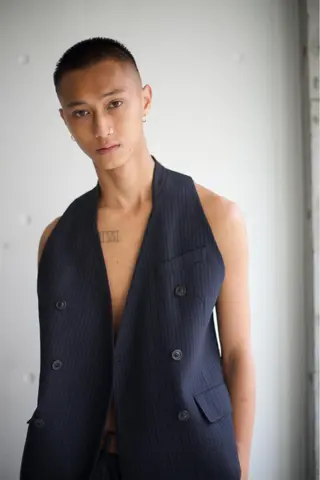 メンズ 🌈圧倒的デザイン パーマ　関和希のヘアスタイル