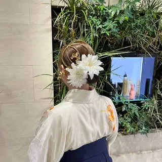 ミディアム ヘアアレンジ ヘアアレンジ /ネイル/美波のヘアスタイル