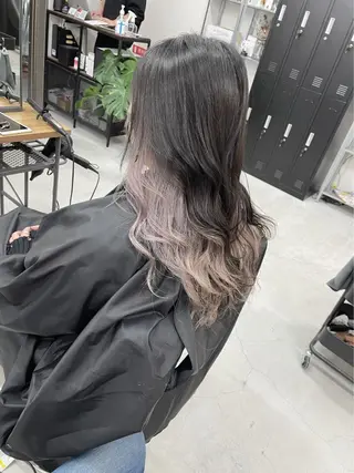 ロング カラー パーマ ヘアアレンジ メンズ キッズ ネイル マツエク・マツパ アイブロウ カラー特化サロン梅田 Eir茶屋町/山下のヘアスタイル