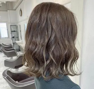 セミロング カラー jill by gisel＿奥家のヘアスタイル