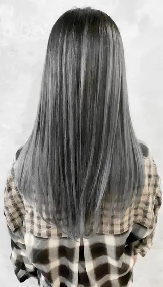 ロング 溝口 和也のヘアスタイル