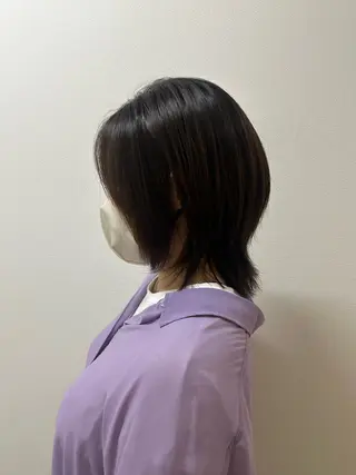 ミディアム レナークウィズ　北川 愛璃のヘアスタイル