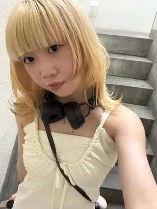 セミロング person♡kii マオのヘアスタイル