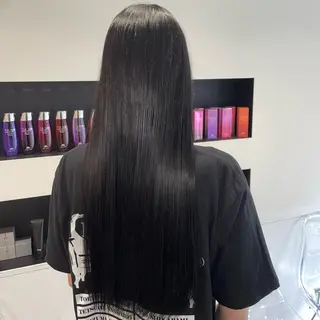 ロング カラー ななみ.⋆𝜗𝜚 艶カラー/まつパのヘアスタイル