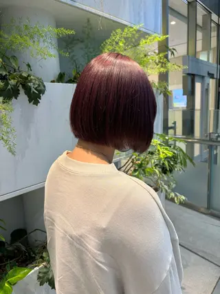 ショート カラー くさかみさき🌼暖色 /耳つぼ/オタク🌼のヘアスタイル