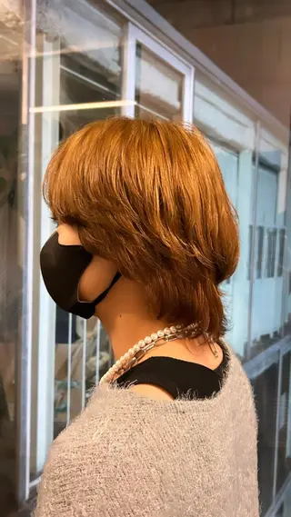 カラー jiji所属・青木 真生のヘアスタイル