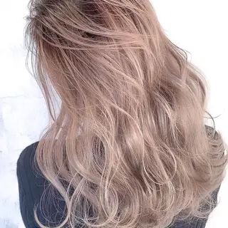 ミディアム カラー パーマ ba-boo 熊本のヘアスタイル