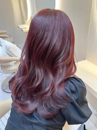 カラー ❤️ブリーチなし💚 ダブルカラー平野実花のヘアスタイル