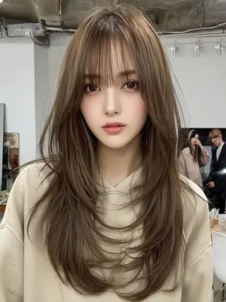 ロング カラー 🌛ダブルカラー 🌜SAYAKAのヘアスタイル