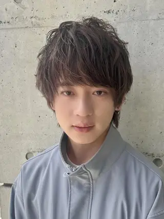 パーマ メンズ 京都韓国ヘア🇰🇷 /髪質改善/透カラーのヘアスタイル