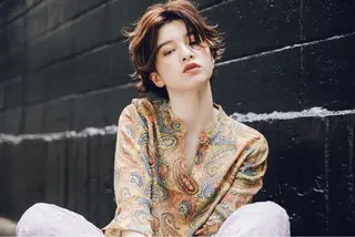 ショート カラー シンプル+αな デザインを 松崎陸のヘアスタイル