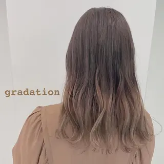 セミロング カラー 💗🤍透明感カラー 🤍💗kanonのヘアスタイル