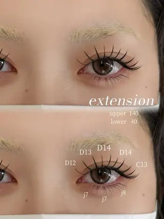 マツエク・マツパ Haruka アイラッシュのマツエク・マツパデザイン