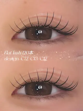 マツエク・マツパ chouchou. 柏西口🌻藤井🧡のマツエク・マツパデザイン