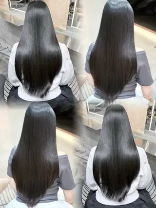 ロング カラー ヘアアレンジ 巻きラク♡レイヤー 🦢こころのヘアスタイル