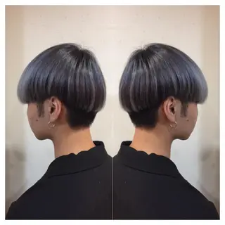 ショート カラー メンズ 髪質改善/痛ませ ないカラー/西村航大のヘアスタイル