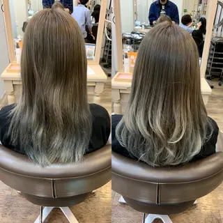 セミロング 韓国ヘア/レイヤー 🇰🇷/艶髪/長橋のヘアスタイル