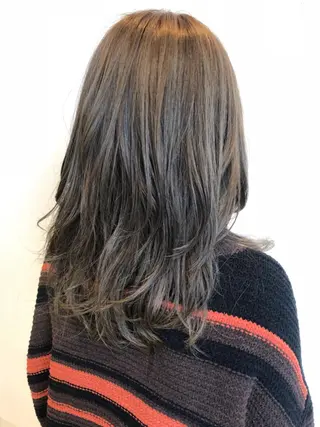 ミディアム 池村美月 @透明感カラーのヘアスタイル