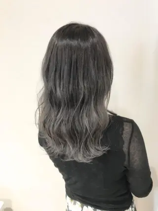セミロング カラー パーマ ヘアアレンジ メンズ キッズ ネイル マツエク・マツパ バレイヤージュ/ 髪質改善/渡邉悟🌱のヘアスタイル