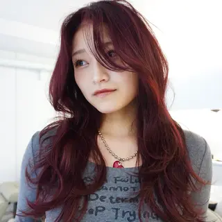 セミロング カラー Kurumi Nakayamaのヘアスタイル