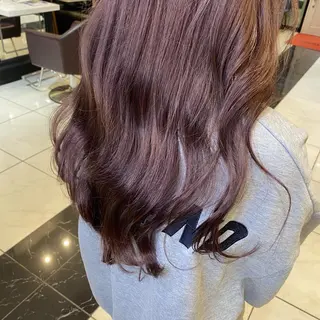 ロング カラー 髪質改善 ブリーチ fiti横須賀中央のヘアスタイル