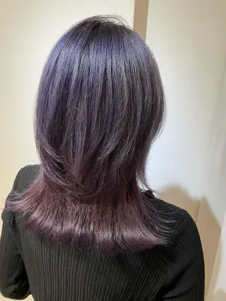 ミディアム カラー eins.hair所属・過去一の柔髪ヘア 🌿einshairのヘアスタイル