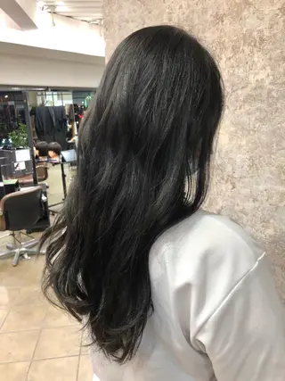 ロング カラー 髪質改善/レイヤー 兼折楓馬のヘアスタイル