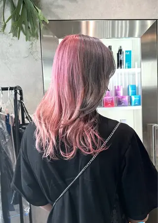 ミディアム カラー お洒落カジュアル🍃 まなとのヘアスタイル