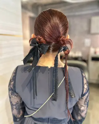 ヘアアレンジ 🍒るい🍒ブリーチ モデル様募集中🌟のヘアスタイル