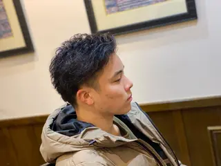 ショート メンズ 竹林 烈のヘアスタイル