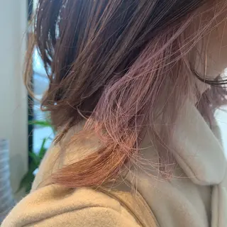 ショート カラー ボブ/暖色/デザイン KOYUKI⛄️のヘアスタイル