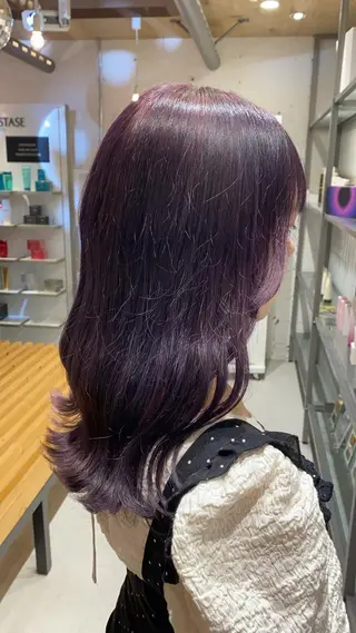 ロング カラー MOE🐈‍⬛🎀 エクステ/ワンホンのヘアスタイル