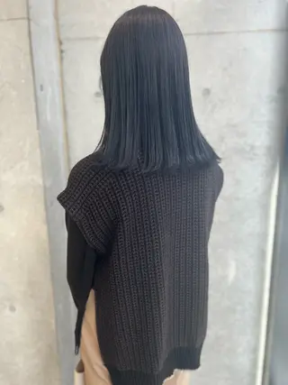 ミディアム カラー 誰よりも丁寧なカット 🍀小林輝のヘアスタイル