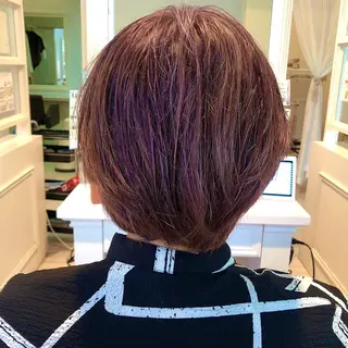 カラー メンズ 髪質改善&ストレート ‪✂︎‬鈴木青樹のヘアスタイル
