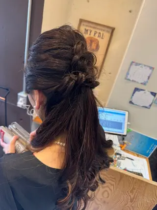 ヘアアレンジ Hair Make  feel   フィール所属・森下 麻美子のマツエク・マツパデザイン