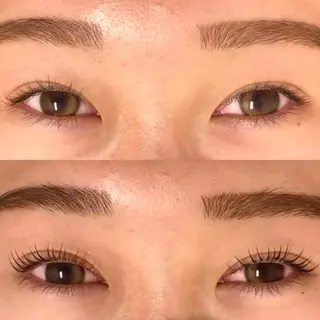 ショート カラー パーマ ヘアアレンジ メンズ キッズ ネイル マツエク・マツパ アイブロウ t-under~taachi~所属・taachi Nanaのマツエク・マツパデザイン